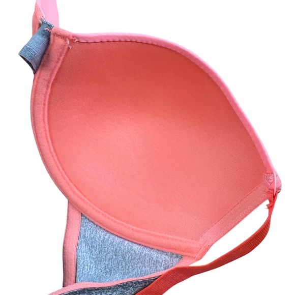 NWT Joe Boxer 2-pack Padded Underwire Push-Up Bras Size 38C Navy Pink - Picture 8 of 8